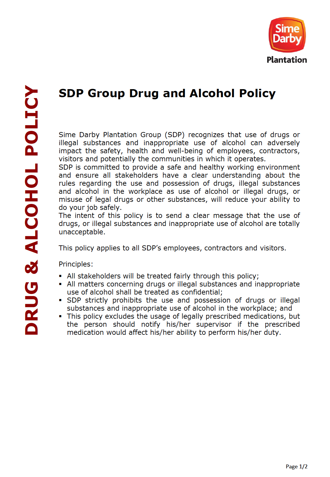 Group Drug & Alcohol Policy (Eng)